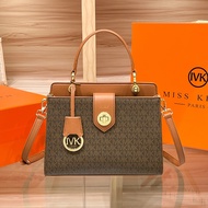 New MK genuine leather handbag large capacity shoulder bag (MK-6078)
