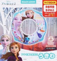 ☆88玩具收納☆日本直送 227981 冰雪奇緣 60cm 游泳圈 迪士尼 兒童安全泳圈 學習輔助圈 救生圈 夏天海灘