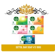 DETTOL BAR SOAP 4'S 100G