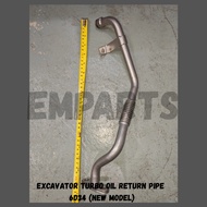 NEW EXCAVATOR TURBO OIL RETURN PIPE 6D34 (NEW MODEL)/TURBO OUTLET PIPE 6D34