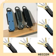 HECCEH Key Organizer, Metal Holds 2-6 Keys Keys Fob with Clip,  Multi-function with Screwdriver Mode