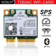 Dual Band Wireless-AC7260 7260AC 7260HMW AC7260 7260HMWAC half Mini PCI-e BT4.0 Wireless Card for HP