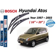 Bosch Advantage Wiper For Hyundai Atos ( 1997 - 2003 ) 16" + 20"