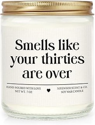 Niyewsor 40th Birthday Gifts Women Men, Forty Birthday Candle, 1985 40th Birthday Decorations for Wo