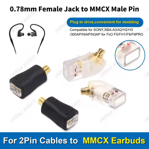 mmcx to 0.78mm 2pin adapter mmcx to 0.78 adapter mmcx to 0.78 2pin 0.78 to mmcx adapter 0 78mm to mm
