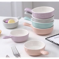 [Absolutely_hamster] Hamster ceramic food plate陶瓷平底锅造型食盆