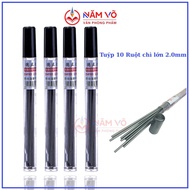 [8013] COMBO of 5 Tubes of 50 Leads with Large Nibs 2.0mm 2B 8103 for Pencils with Large Leads, Larg