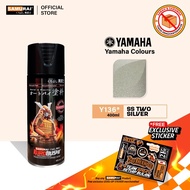 Samurai Y136 Two Silver Yamaha - Aerosol Coating Spray Paint for Automotive Car Motorcycle