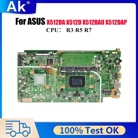 X512DA Laptop Motherboard For ASUS VivoBook X512DA X512DAU V5000d F512D X512DAP M5050D X512D M512D X