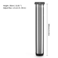 5-35cm adjustable stainless steel furniture Feet， Black Replacement Metal Feet，for Couch Cabinets TV