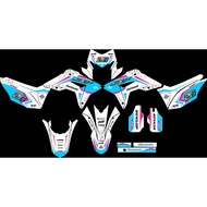 Crf DECAL / CRF DECAL STICKER / CUSTOM DECAL CRF 150L / CRF 250 / CUSTOM CRF DECAL FREE NAME AND NUM