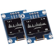 2PCS 0.96" OLED Module I2C IIC Serial 12864 128X64 OLED Display Module with SSD 1306 Driver (White O