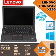 LENOVO THINKPAD X270 HIGH SPECS- SUPER FAST LAPTOP CORE-I7-7th Gen | 32GB | 1TB SSD - WIN 10 PRO - LIKE NEW - 3M Wrty