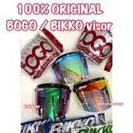 [Harga Murah] 100% Original BOGO / BIKKO Helmet Visor / Tinted Rainbow Colour Visor Topi Keledar Motor/ Visor original