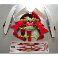 YAMAHA Y 125 Y125 Y125Z Y125ZR BODY COVER SET MERAH PUTIH DIAMOND WITH STICKER COVERSET YAMAHA Y 125