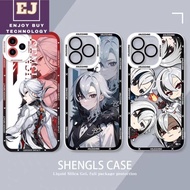SYanimieStyleCute Casing Genshin Impact Arlecchino The Knave Phone Casing For Realme C53 C51 C55 C67