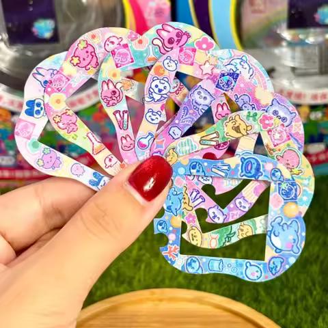 Tamagotchi Uni Panel Paper Cute Stickable/Non Stickable Tamagotchi Happy Park Paradise