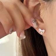 Lilikoko 🏻 Classy Ribbon Bow Stud Earrings H06