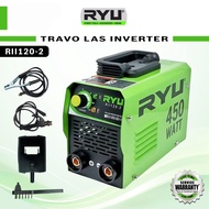 BISA COD Ryu Las 450watt 120 Inverter IGBT Mesin Trafo Las Listrik 450Watt RII120-2 Lengkap Kedok La