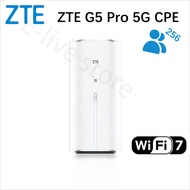Second-hand ZTE G5 Pro MC8512 5G CPE Router AI 5G FWA WiFi7 BE7200