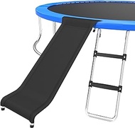 Polwkscas Trampoline Ladder Slide kit, Universal Trampoline Ladder with Slide for Children Kids