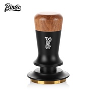 BINCOO Espresso Tamper Italian Espresso Machine Tamper Titanium-Coated Threaded Base Spring-Loaded T