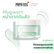 PAPA FEEL MugwortSoothes Mask Reduce Redness Inflammation 55g Green Jar Jing Zhu Chai Mud