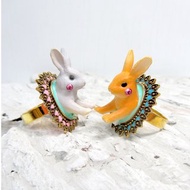 TIMBEE LO 白兔 啡兔 小兔 戒指 貴族風格 尺寸可以調較