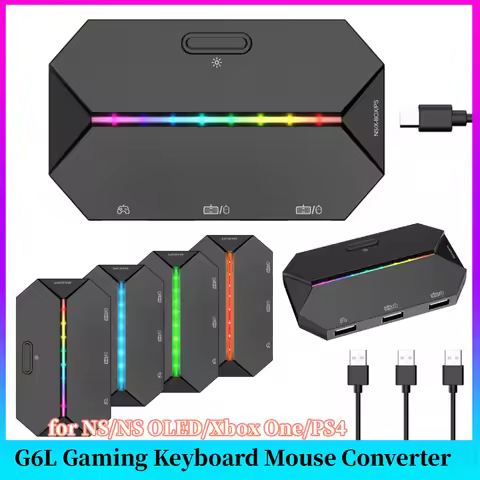 G6L Electronic Machine Game Parts Gaming Keyboard Mouse Converter Controller Adapter for Switch Xbox