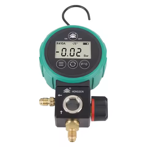 HVAC Meter, Digital Refrigerant Pressure Gauge, Air Conditioning Refrigerant Pressure Gauge, Refrige