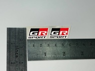 สติ๊กเกอร์ สะท้อนแสง คำว่า GR SPORT ติดรถ แต่งรถ TOYOTA HILUX REVO GR SPORT GAZOO RACING SPORT โตโยต