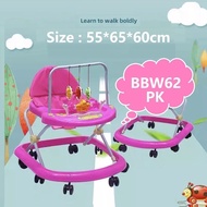 👉 READY STOCK 👉🇲🇾 BBW62 High Quality Newborn Baby Walker Anti Rollover Seat Bayi Jualan Murah Scoote