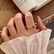 Lucky Chinese Coin Ring - 18K Gold Plated Stainless Steel Jewelry for Women, A Symbol of Abundance &