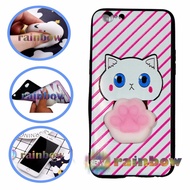 Rainbow SQUISHY Case Oppo A57 Cat Claw  Silikon Squishy Oppo A57 / Custom Case Oppo A57 / Silikon 3D