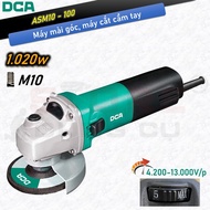 100mm DCA ASM10-100 angle grinder, speed-adjustable DCA angle grinder, 1.020w handheld cutter
