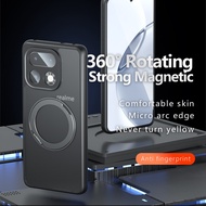For Realme 16 Pro+ 15T 15 GT 7T 7 8 Pro Phone Case Ring Holder Bracket Semi Transparent Skin Friendl