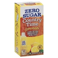COUNTRY TIME ZERO SUGAR LEMONADE POWDERED DRINK MIX 6 PACKS 0.83OZ REFRESHING CITRUS