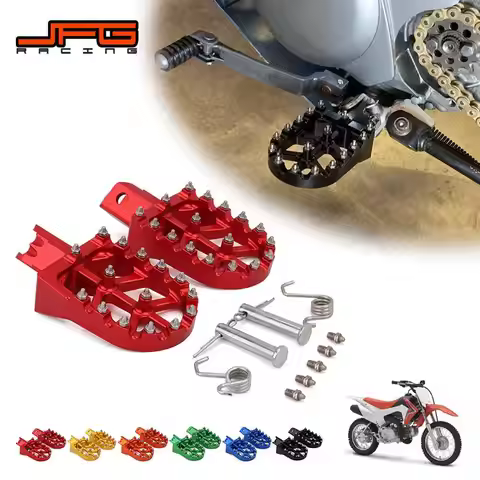 Motorcycle Universal CNC Colorful Footpeg Footrest Foot Pegs For HONDA CRF XR 50 70 110 M2R SDG DHZ