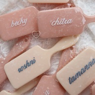 Dearest Peony | 2IN1 Mirror and Brush | Custom Name Comb Gift Ideas Bridesmaid Souvenir/