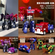 Transforming Truck Robot Inertial Toy Car Transforming Warrior Model Boy Baby Children Car Warrior G