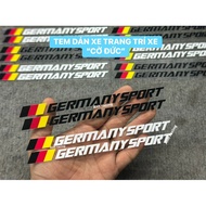 GERMAN FLAG STICKER DECORATIVE GERMAN FLAG MOTORCYCLE STICKER