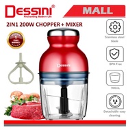 【100% ORIGINAL】DESSINI ITALY 900mL Capsule Cutter Spin Chopper Blender Grinder Mixer Masher Juicer /
