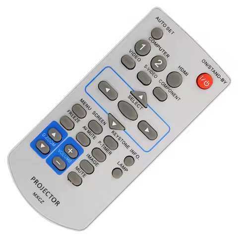 MXCZ Remote Control compatible with Panasonic Projector PT-VX41 VX41EA LX26HU PLX30HU LW25HU LX22U L