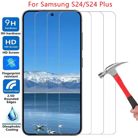 screen protector for samsung galaxy s24 plus 5g protective tempered glass on samsungs24 galaxys24 s