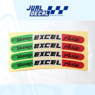 Takasago Excel Asia Rim Sticker