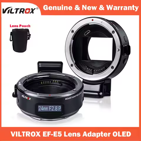 VILTROX EF-E5 5th Auto Focus EF to E Mount Lens Adapter For Canon EF EF-S Lens to Sony E Mount Camer