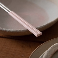 健康愉筷 台灣製 不鏽鋼筷一雙入 奶粉 (短款20.5cm)
