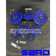 🛠️ SARD® RACING BLUE RADIATOR FAN 12V (SLIM TYPE )