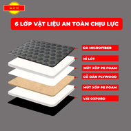 Đệm xe ô tô loại 1 chính hãng MR ÔTÔ - Chất liệu gỗ tự nhiên ép plywood - Nệm giường ô tô gấp gọn kh