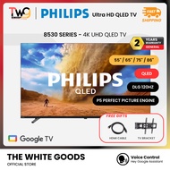 [FREE SHIPPING + GIFT] Philips 8530 Series 55/65/75/86 Inch 4K UHD QLED TV Smart Google TV Dolby Vis